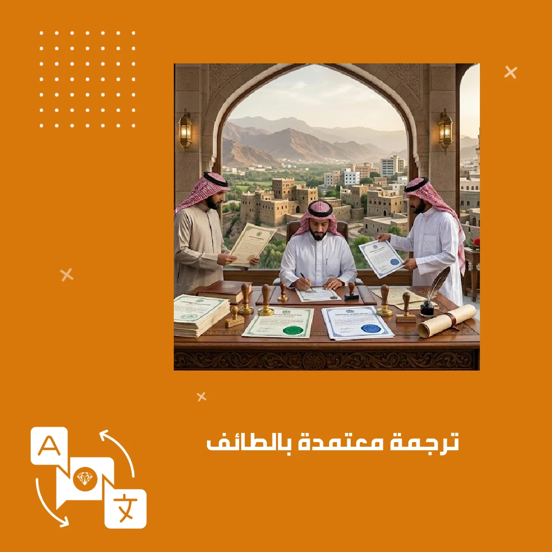 ترجمة معتمدة بالطائف