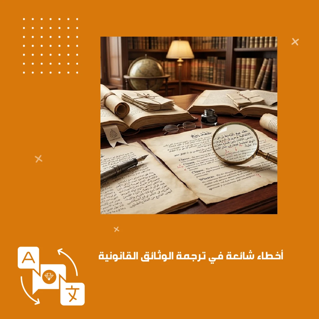 أخطاء شائعة في ترجمة الوثائق القانونية