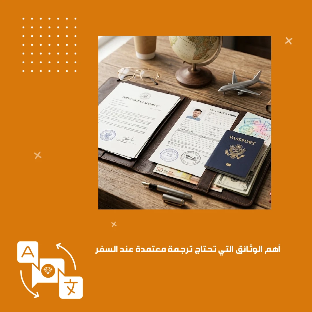أهم الوثائق التي تحتاج ترجمة معتمدة عند السفر