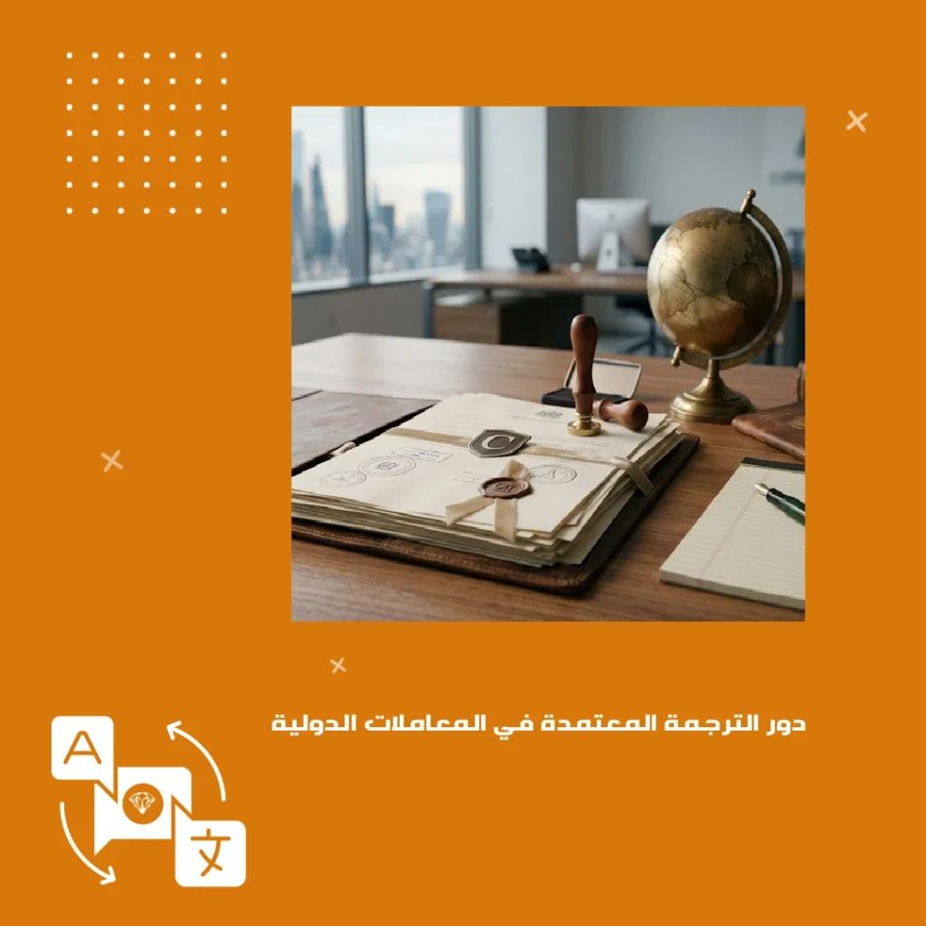 دور الترجمة المعتمدة في المعاملات الدولية